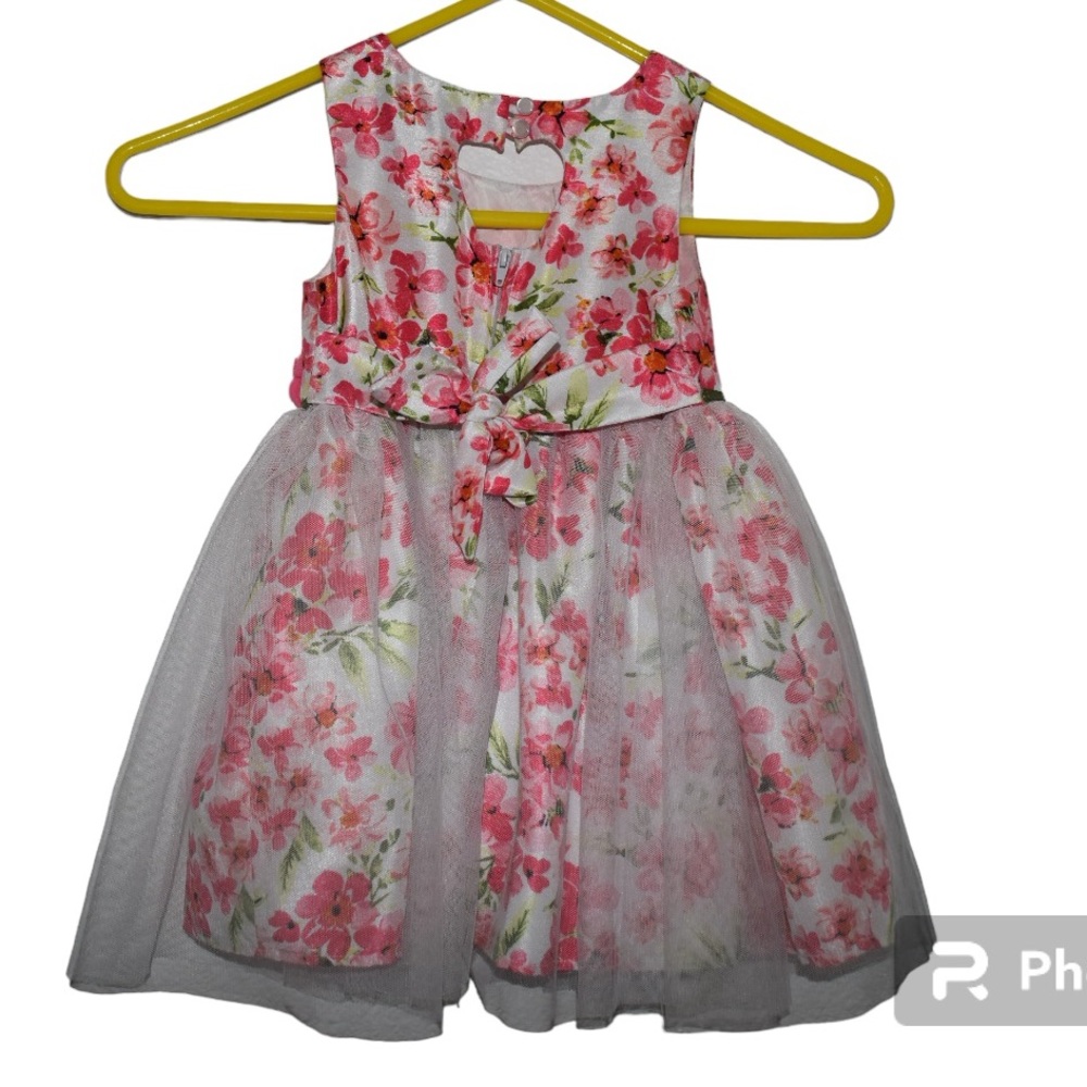 Floral dress 4t little girls - Picture 2 of 8